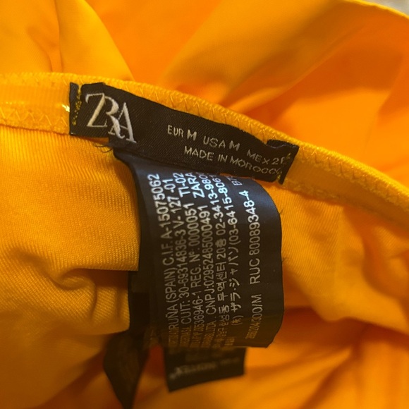 Zara Yellow Ruffled One Piece Swimsuit - Picture 5 of 5